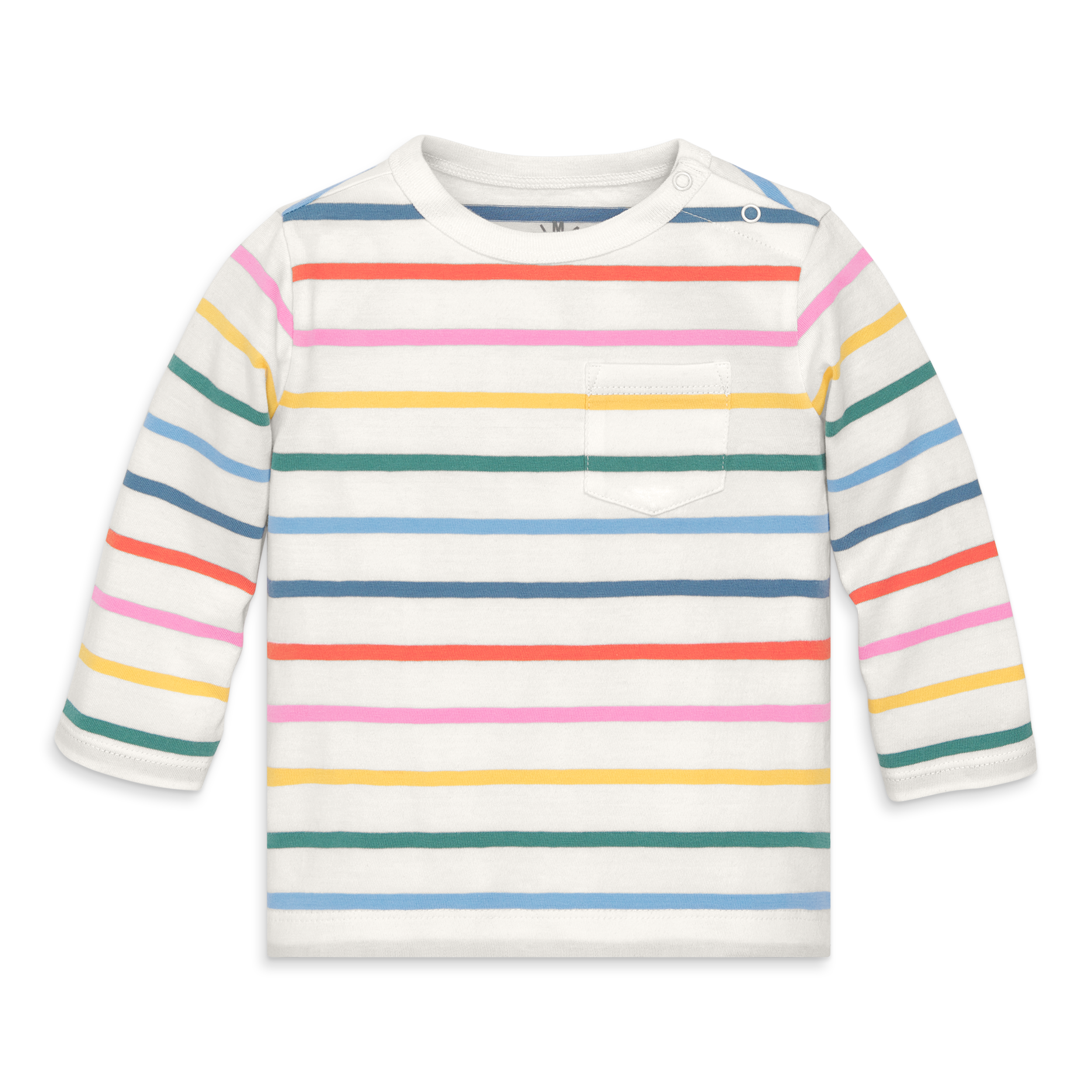 selected Ivory Rainbow Stripe New
