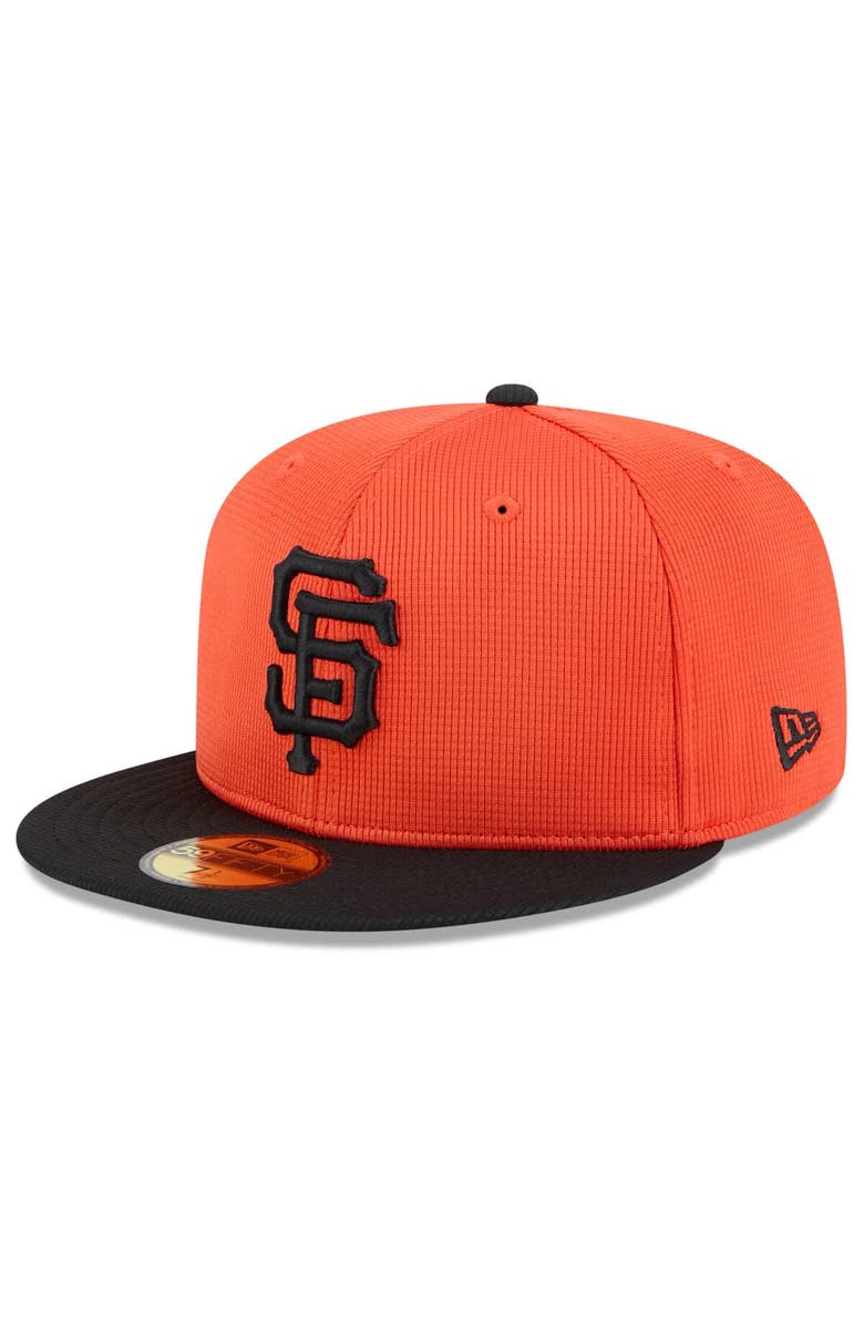 New Era Men's New Era  Orange/Black San Francisco Giants 2025 Spring Training 59FIFTY Fitted Hat, Alternate, color, 