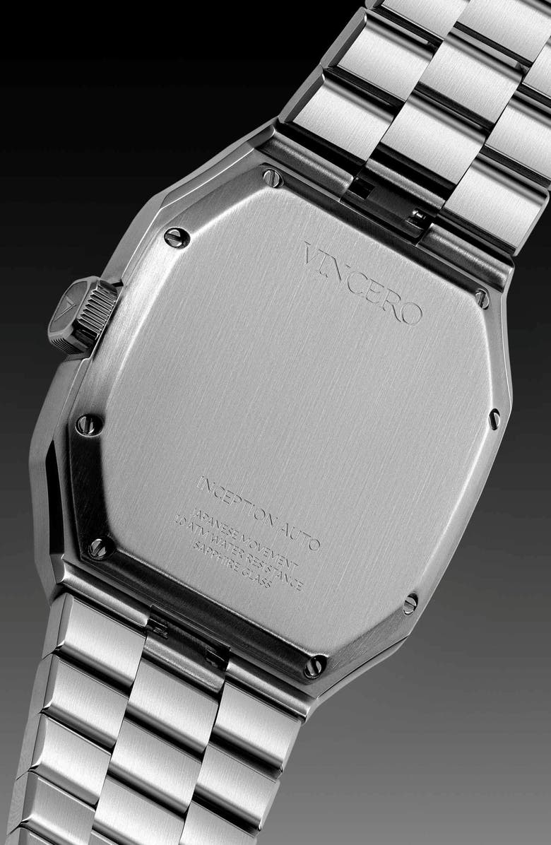 Vincero Inception Red Shift Automatic Bracelet Watch, 38mm, Alternate, color, Red