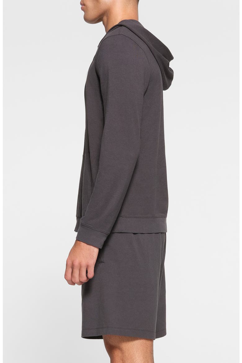Jersey Lounge Zip Hoodie, Alternate, color, ASH