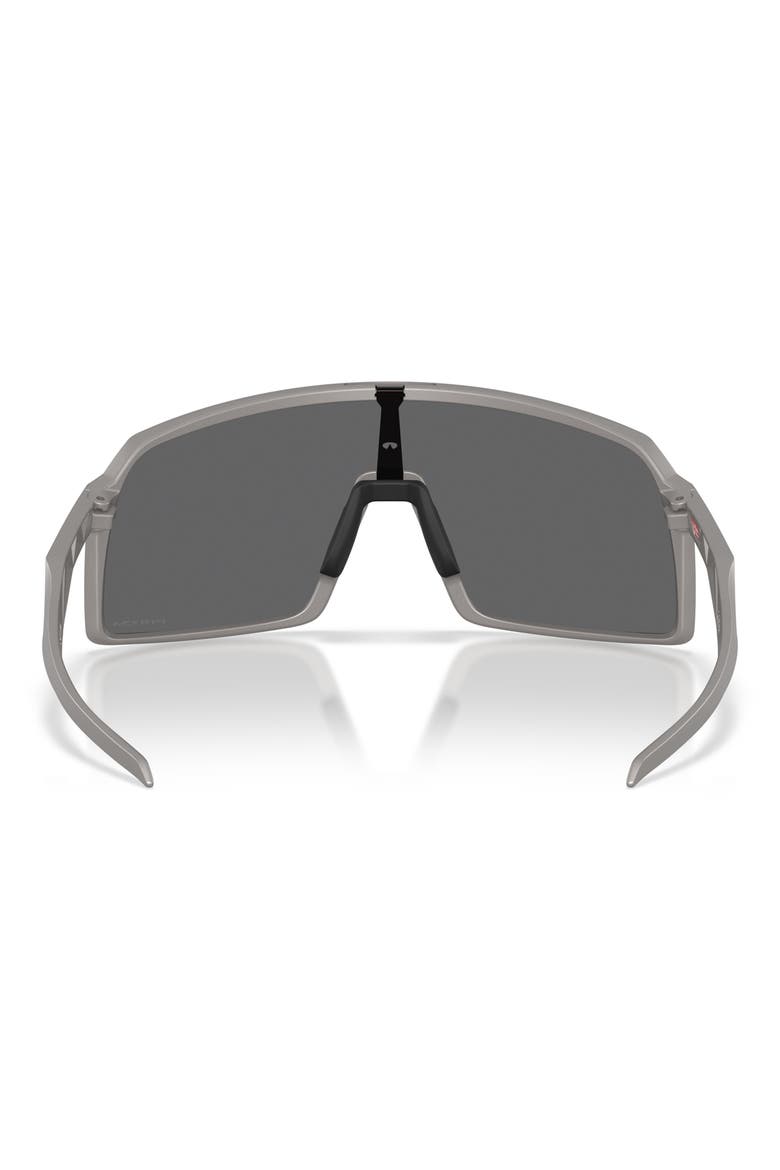 Sutro 137mm Shield Sunglasses, Alternate, color, TITANIUM / PRIZM BLACK