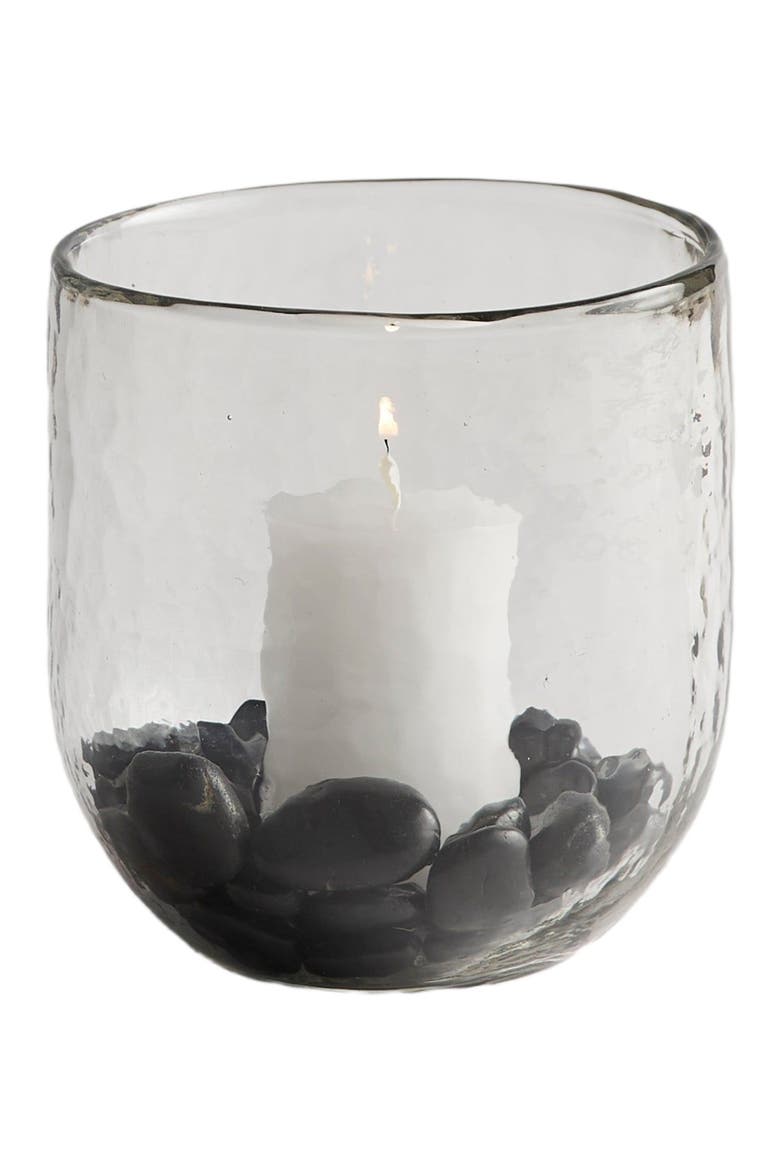Pebbled Bouquet Vase, Main, color, Clear