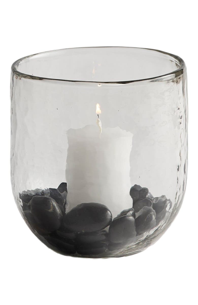 The Collective Home Pebbled Bouquet Vase, Main, color, Clear