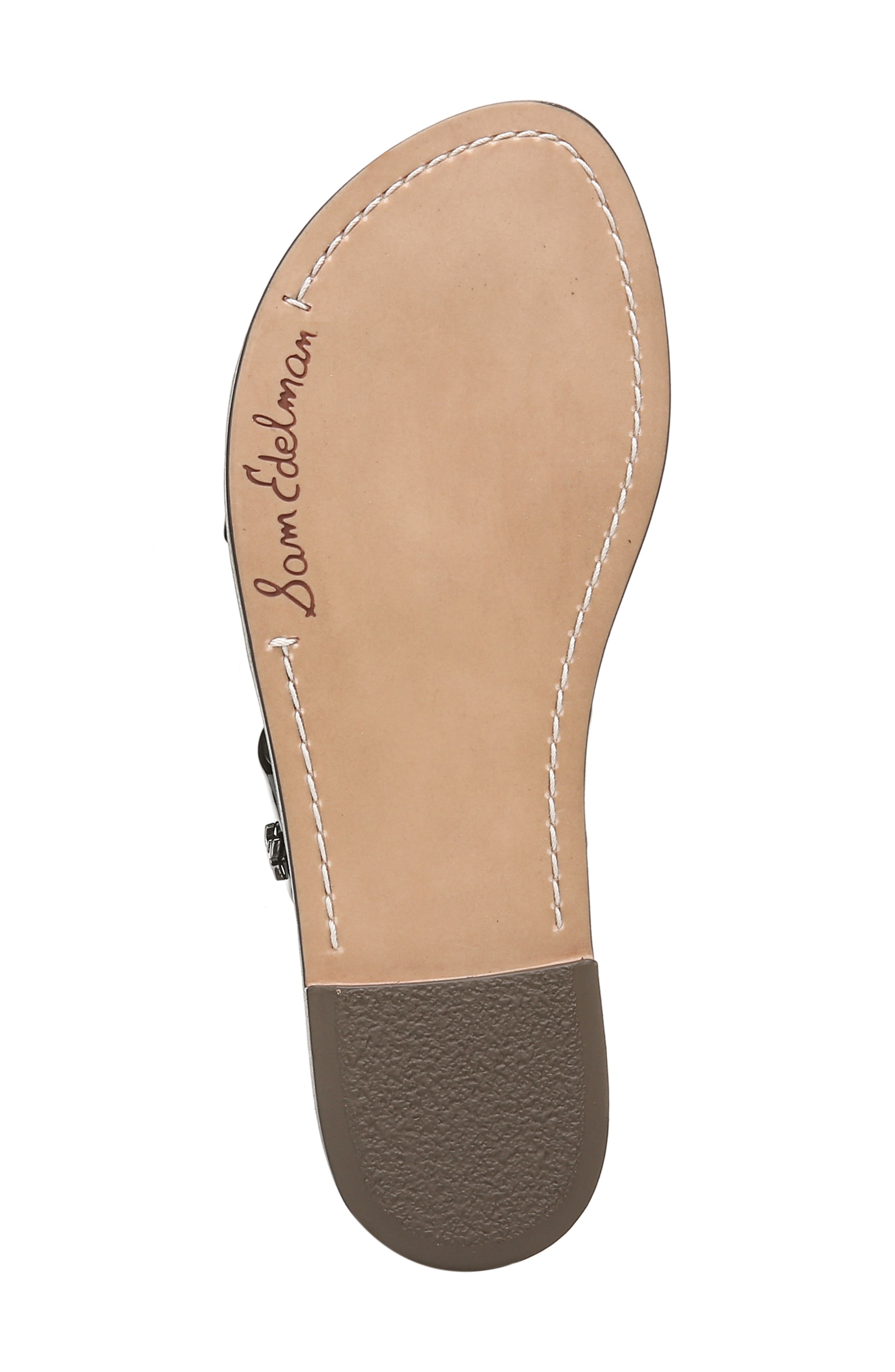 Gala Two Strap Slide Sandal, Alternate, color, BLACK FAUX PATENT LEATHER