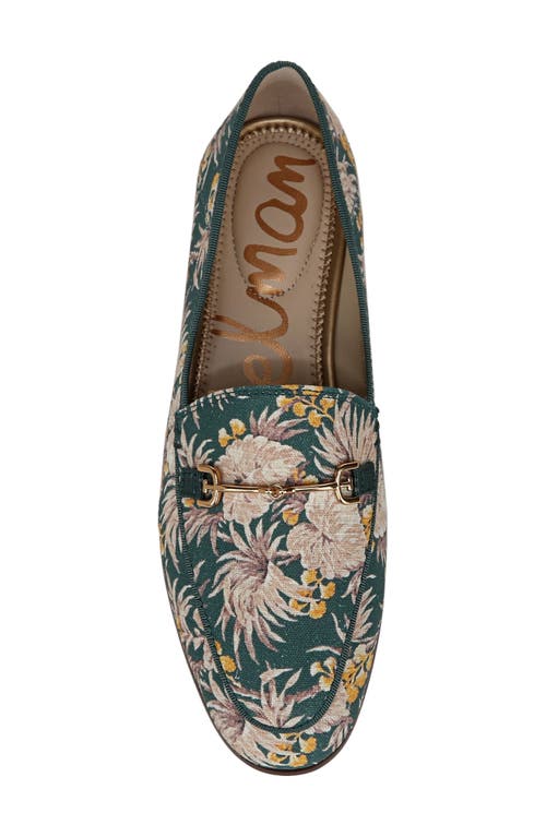 Sam Edelman Loraine Bit Loafer Antique Green Fabric In Antique Green