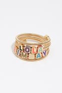 Bimba y Lola Spiral Bracelet With Multicolored Dice Logo