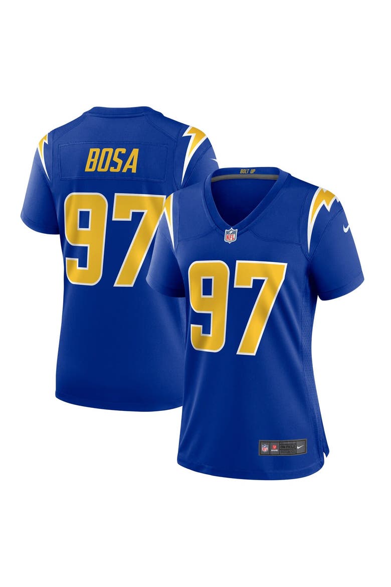 Women's Nike Joey Bosa Royal Los Angeles Chargers 2nd Alternate Game Jersey, Main, color, Royal