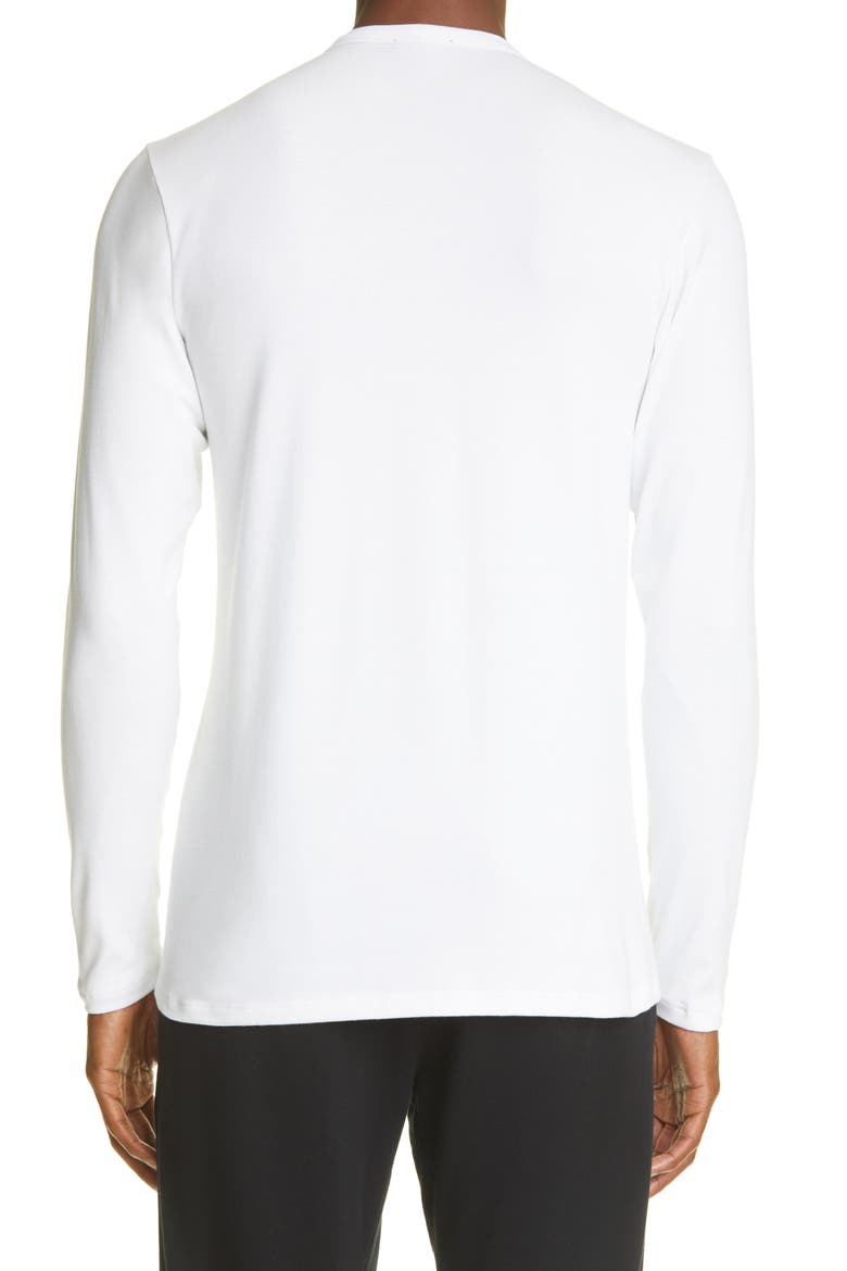 Cotton Knit Henley, Alternate, color, 100WHITE