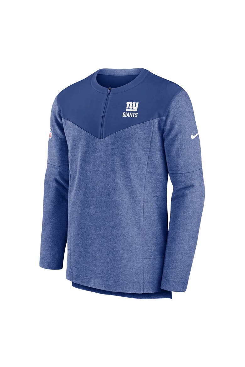 Men's Nike Royal New York Giants Sideline Lockup Performance Quarter-Zip Top, Alternate, color, Royal