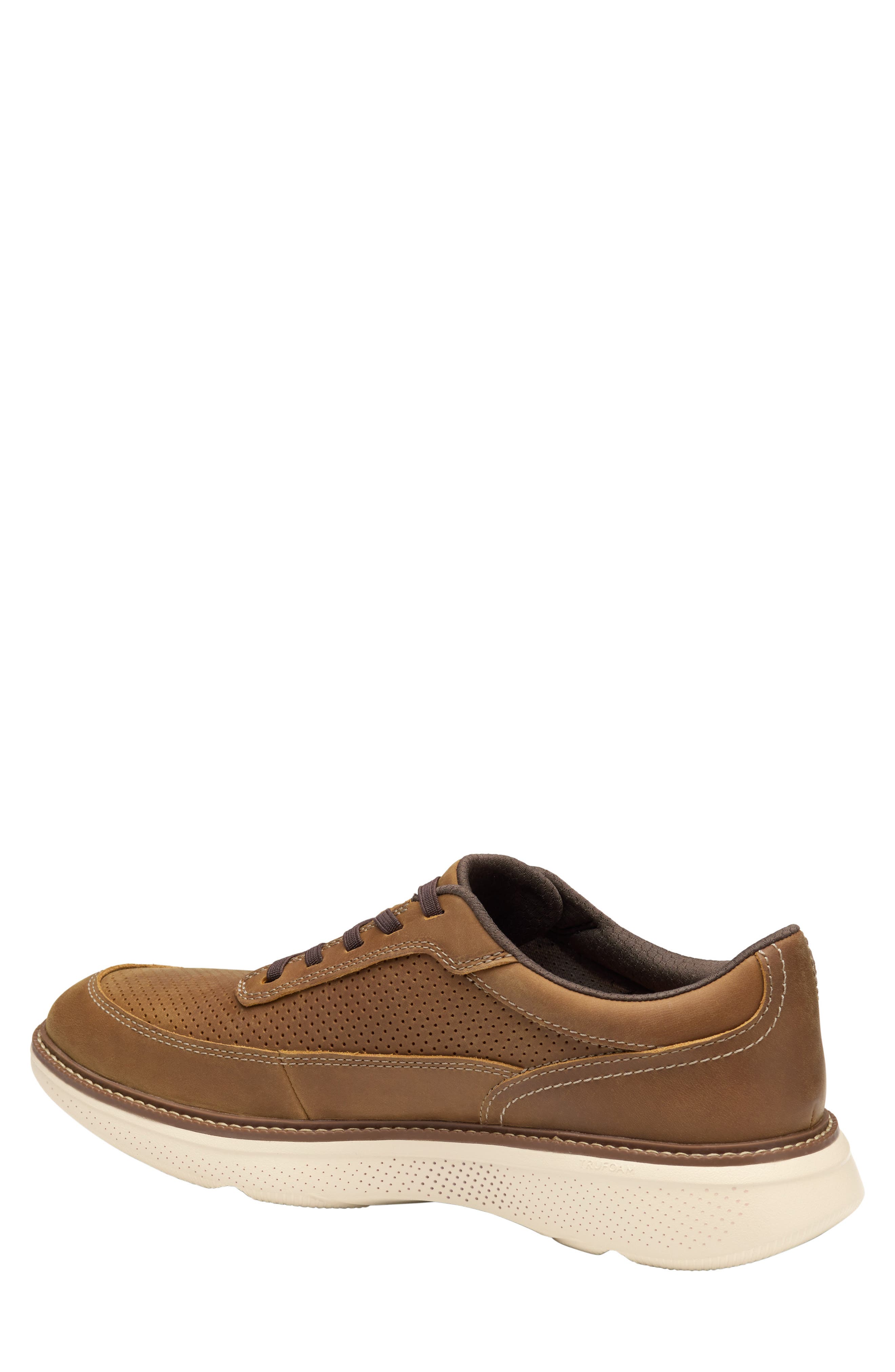 Hayden Stretch U-Throat Leather Oxford, Alternate, color, BROWN OILED FULL GRAIN