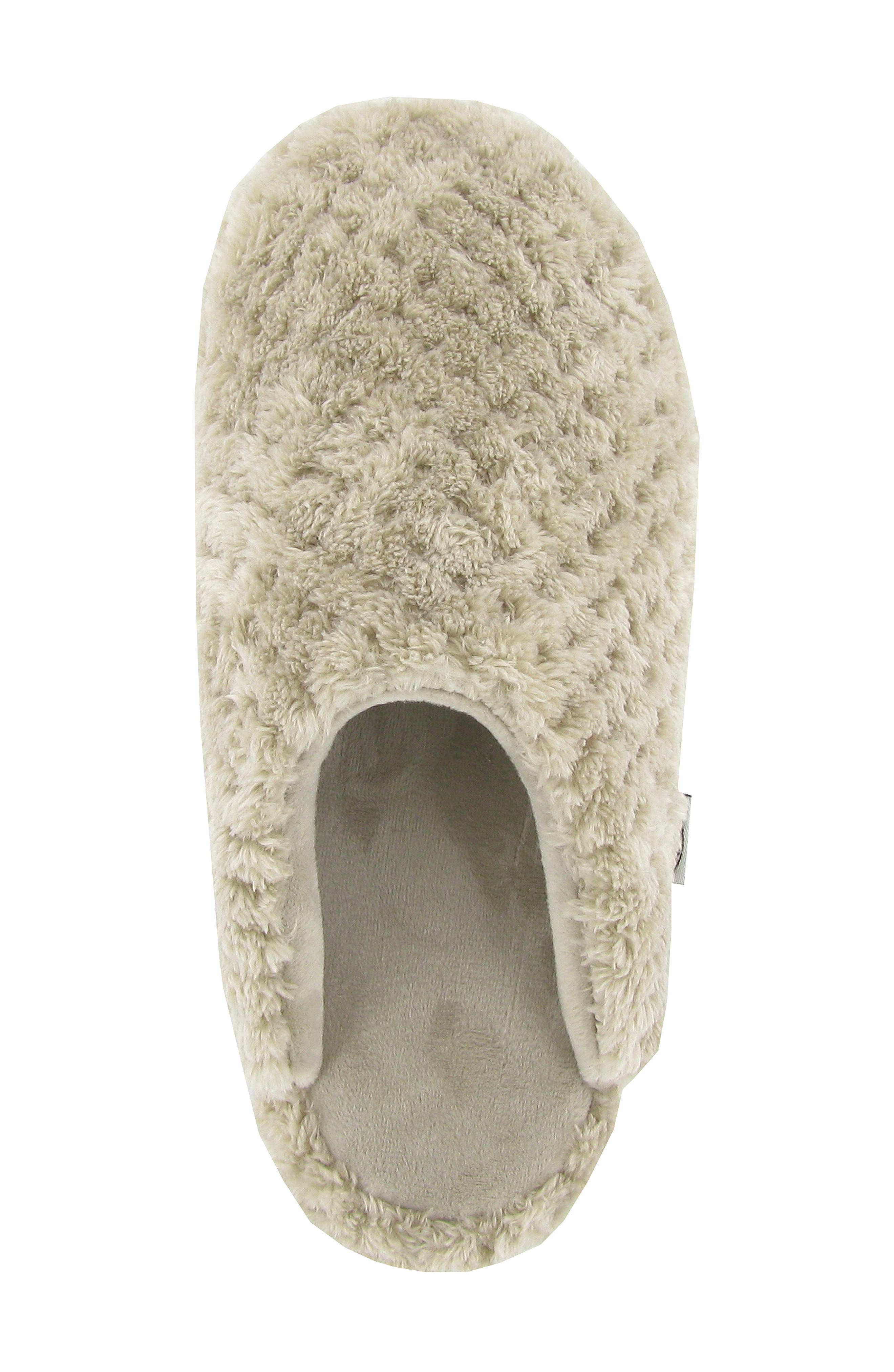 Unwind Quilted Slipper, Alternate, color, BEIGE