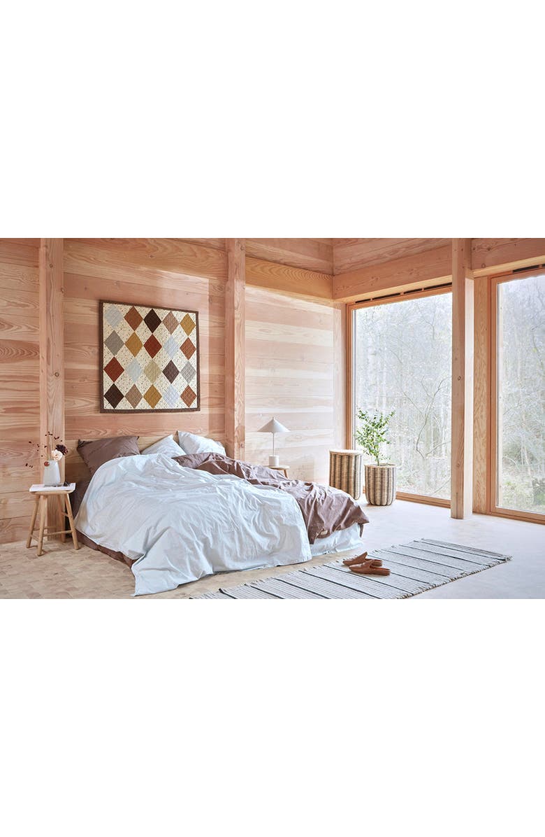 OYOY Striped Storage Basket, Alternate, color, Black/Nature