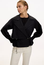 Exquise Shirt Collar Cotton Jacket