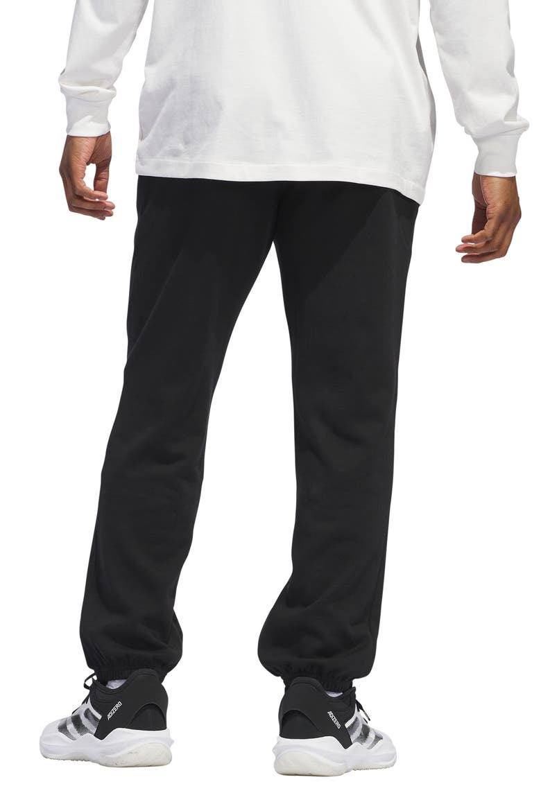 Select Fleece Basketball Pants, Alternate, color, BLACK/ CLOUD WHITE