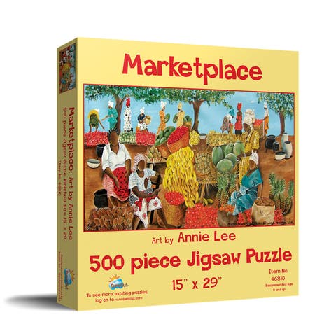 Marketplace 500 piece Jigsaw Puzzle for Adults