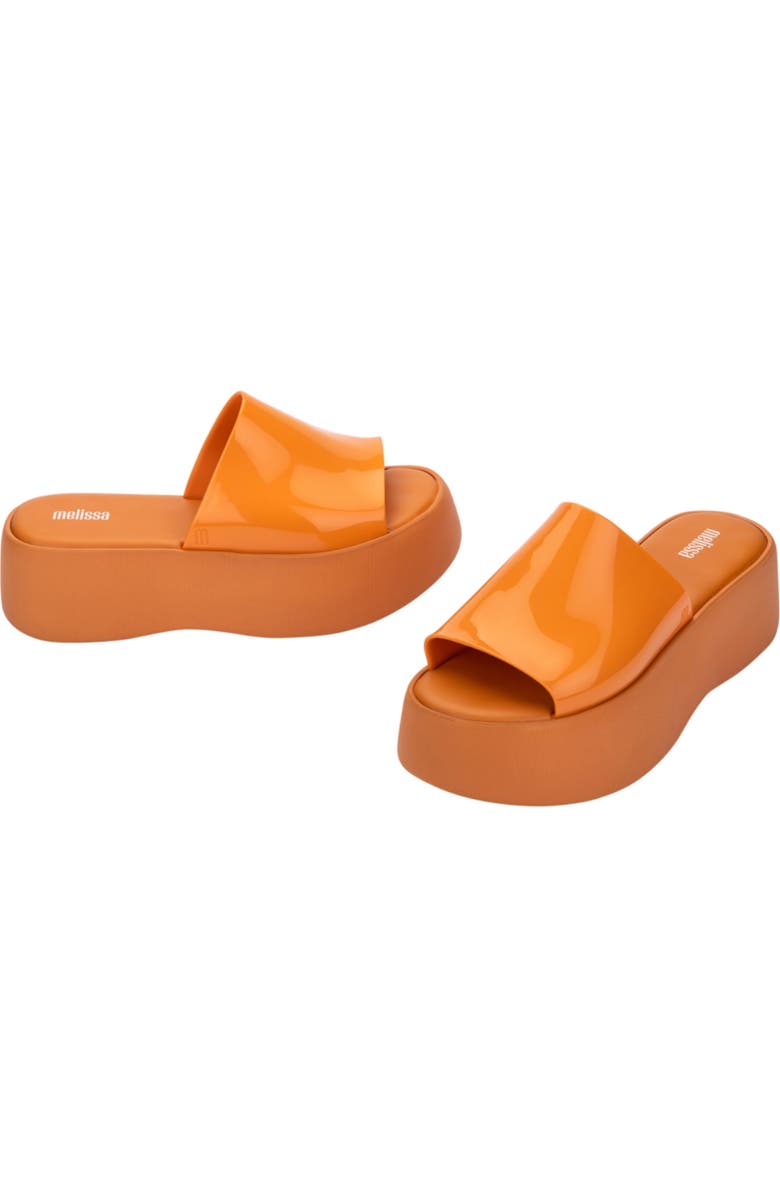 Melissa Becky Water Resistant Platform Sandal, Alternate, color, Orange