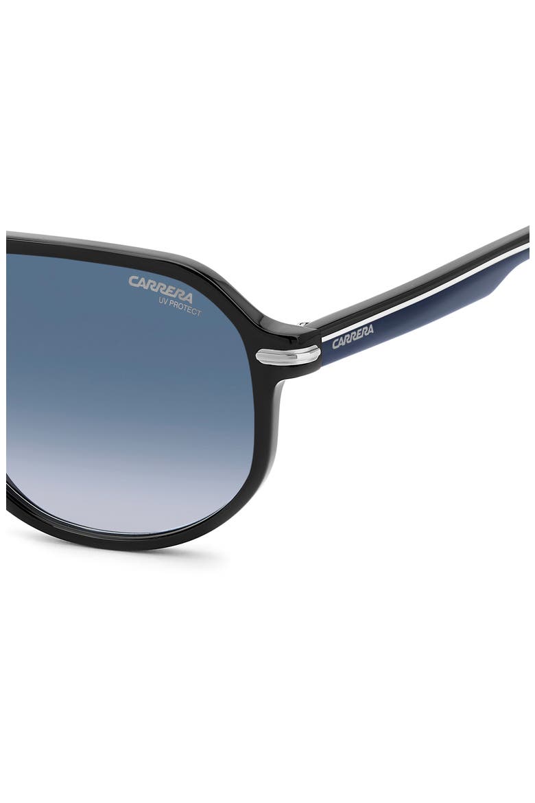 59mm Gradient Navigator Sunglasses, Alternate, color, BLACK/ BLUE/ DARK BLUE SF