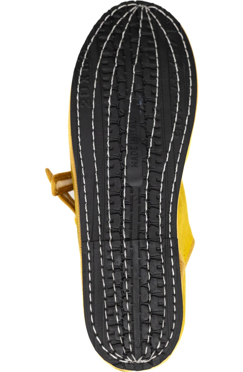 Gondolina Shoes Nina Mary Jane Double Lace Ballet Flats, Alternate, color, Gold Yellow