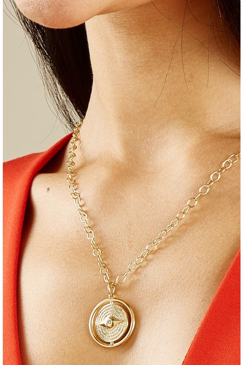Reversible Celestial Vision Charm, Alternate, color, Yellow Gold