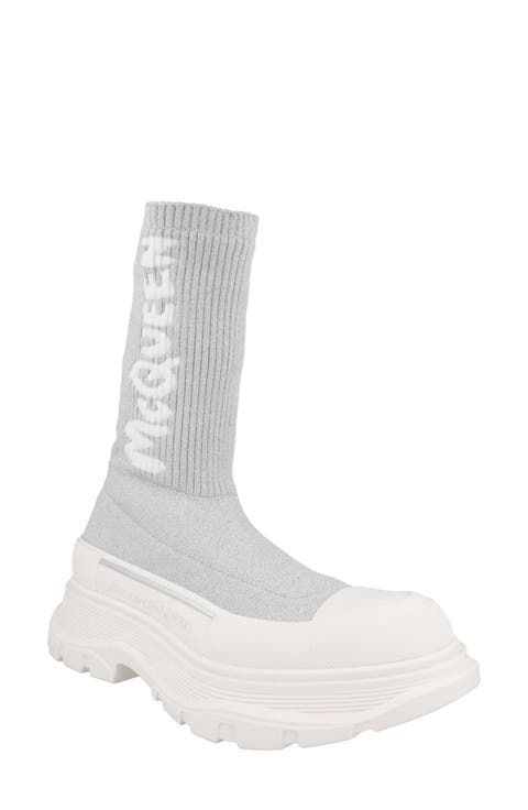 Ribbed Tread Sock Bootie (Women)