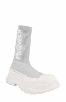McQueen Ribbed Tread Sock Bootie