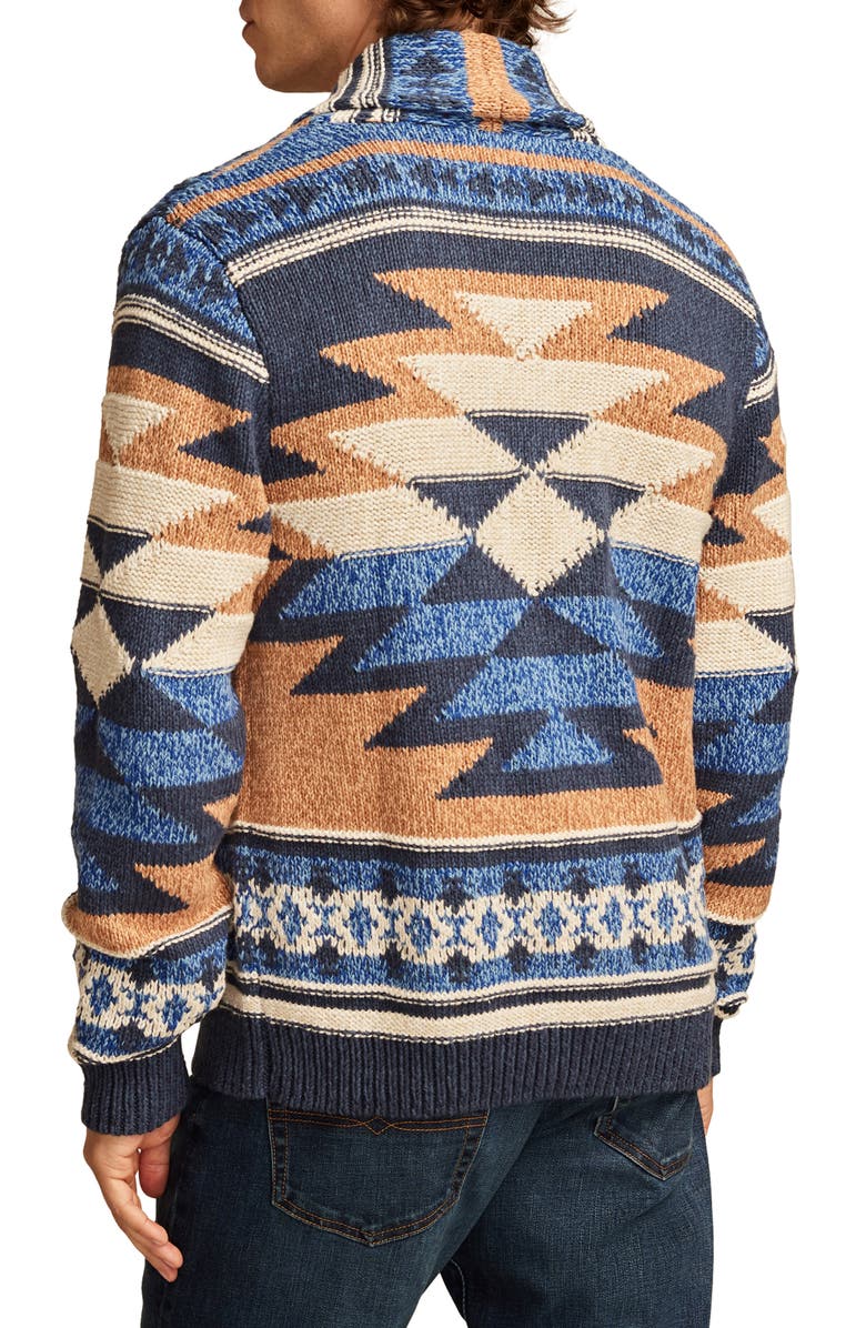 Lucky Brand Southwestern Cardigan, Alternate, color, 