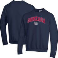 Champion Men's Champion  Navy Gonzaga Bulldogs Arch Over Logo Pullover Sweatshirt