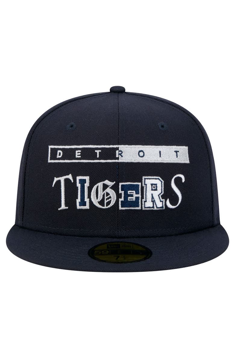 New Era Men's New Era Navy Detroit Tigers Ransom 59FIFTY Fitted Hat, Alternate, color, Navy