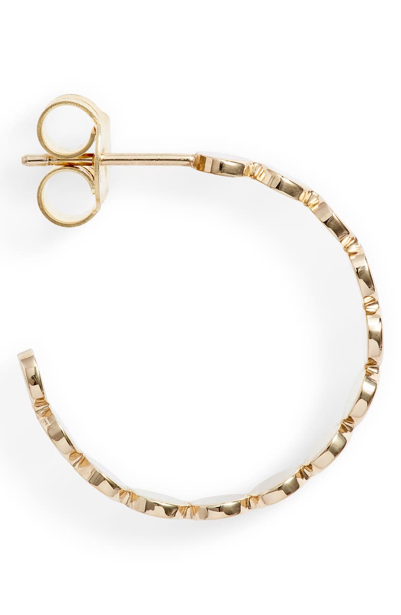 Jennifer Zeuner Small Margaux Hoop Earrings, Alternate, color, Yellow Vermeil