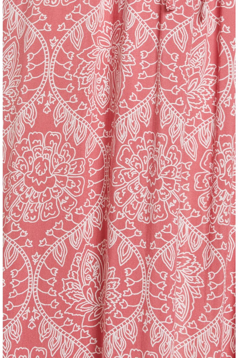 Cover-Up Maxi Dress, Alternate, color, ROSE/ NATURAL