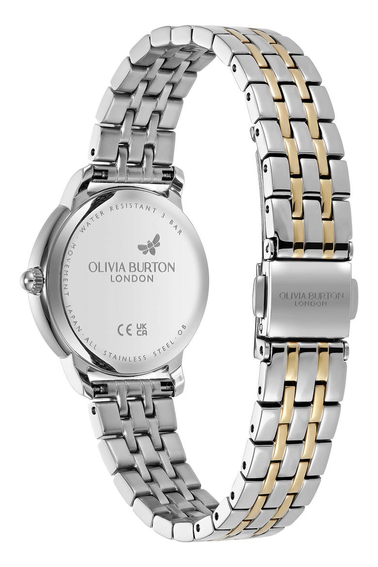 Westbourne Two-Tone Bracelet Watch, 30mm, Alternate, color, SILVER & GOLD