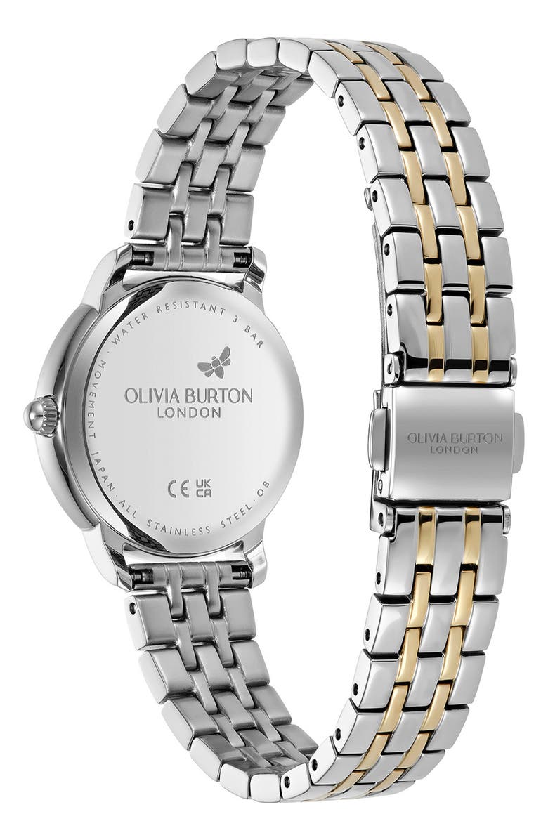 Olivia Burton Westbourne Two-Tone Bracelet Watch, 30mm, Alternate, color, 
