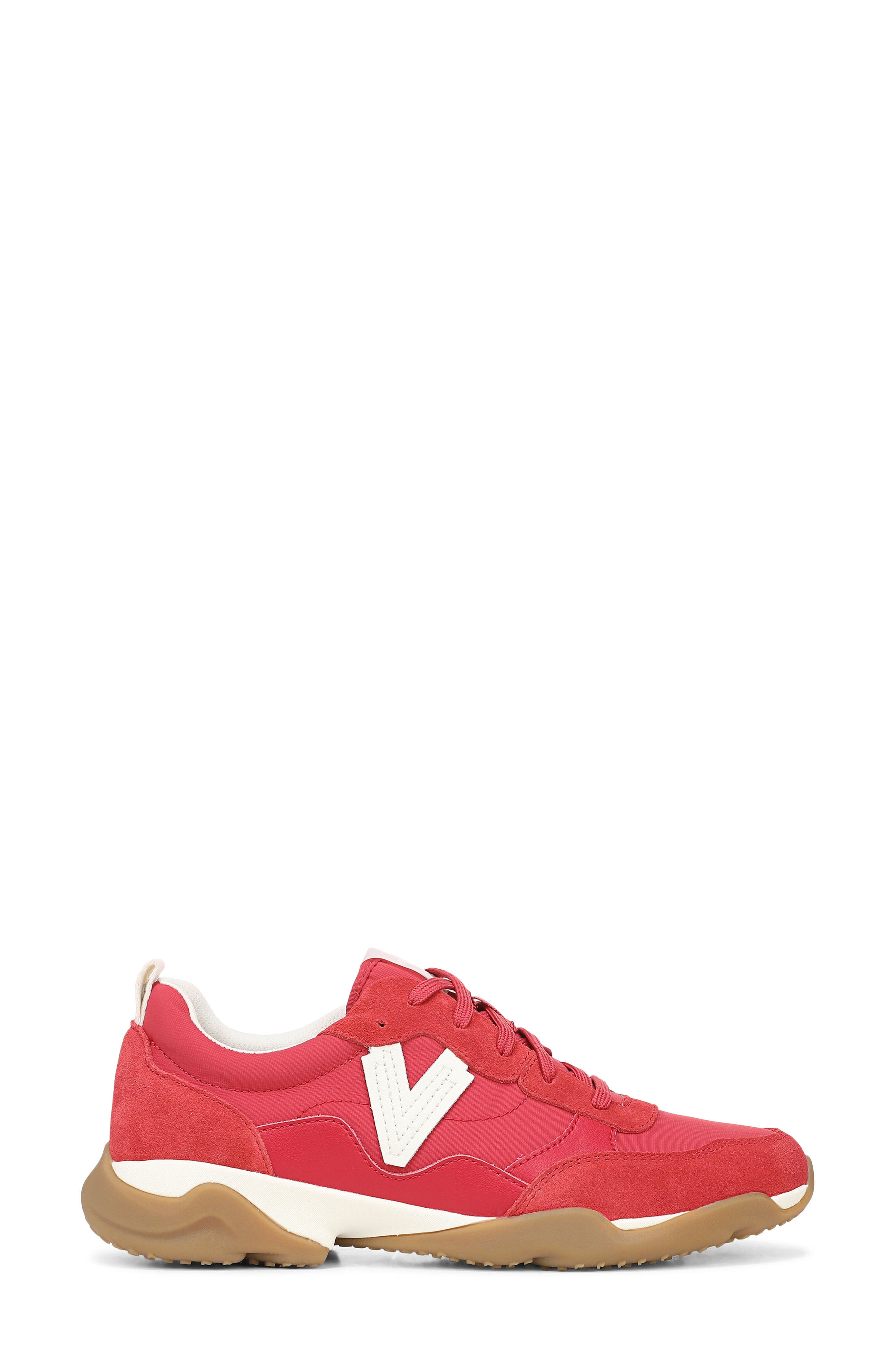 Vionic Slim Glide Sneaker, Alternate, color, Varsity Red