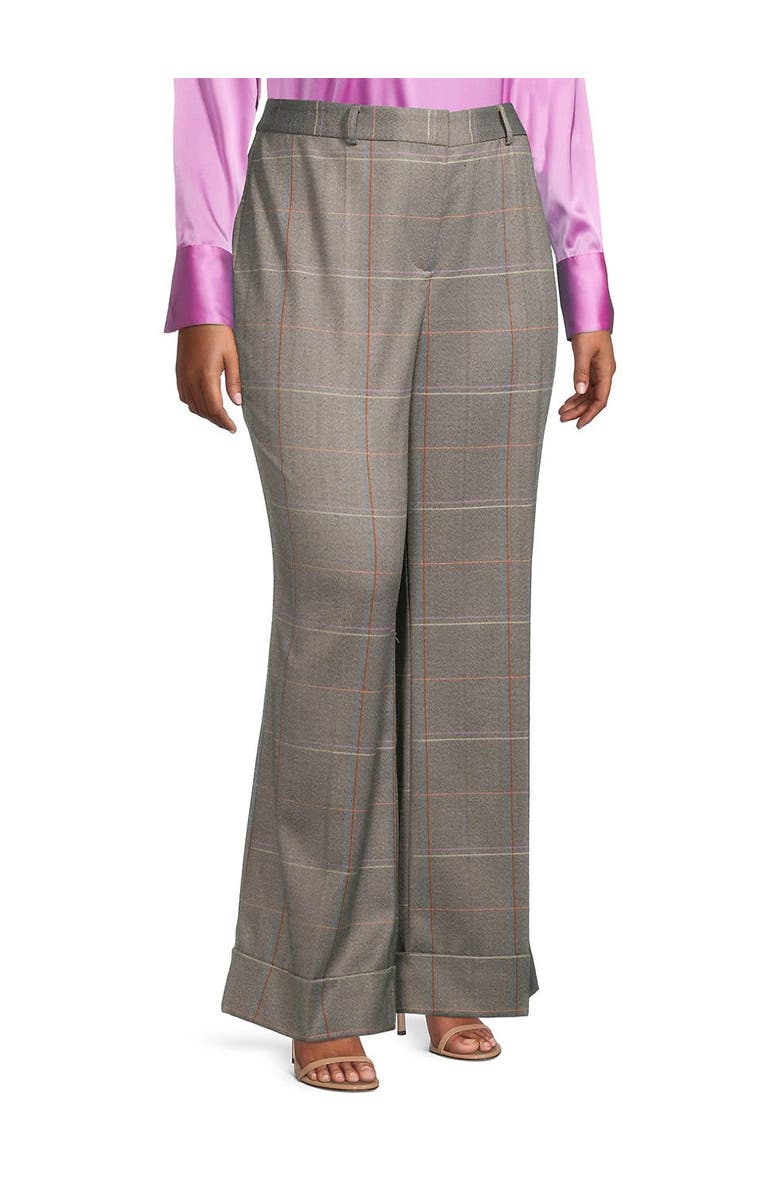 Gabriella Rossetti Bianca Herringbone Plaid Pant, Alternate, color,