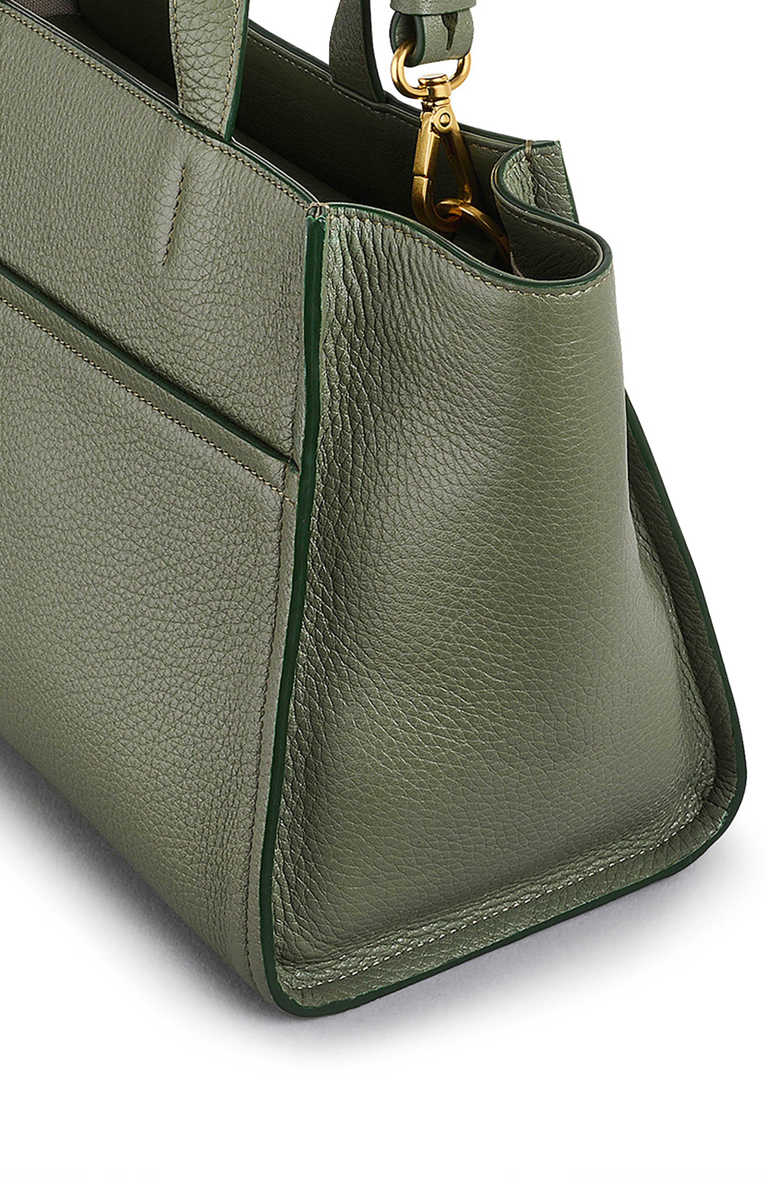 Radley Medium Oak Street Leather Tote, Alternate, color, Dark Olive