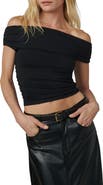Joe's The Mia Off the Shoulder Crop Top