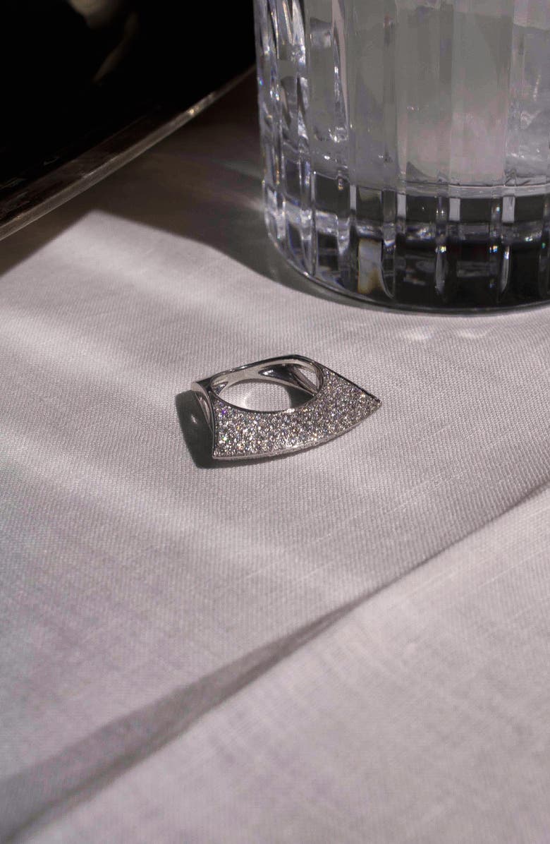 DRIES CRIEL Lotus Diamond Ring, Alternate, color, 