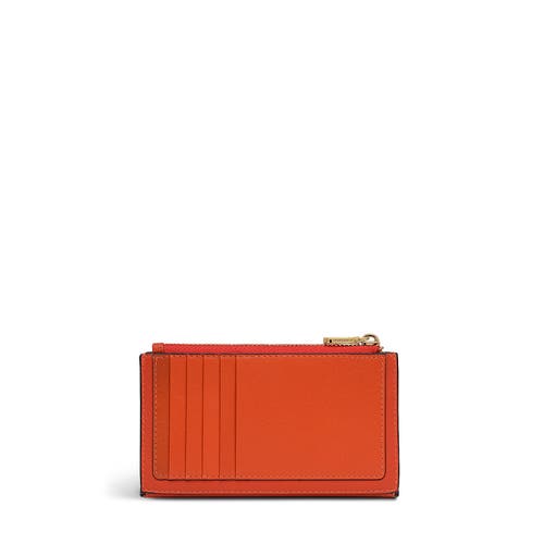 Radley Coin Street Medium Ziptop Wallet In Orange