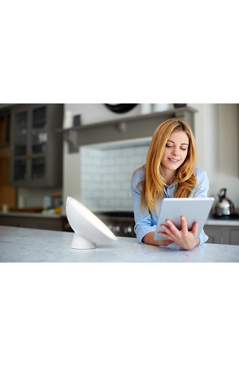 VERILUX HappyLight<sup>®</sup> Halo Cordless LED Light Therapy Lamp, Alternate, color, White