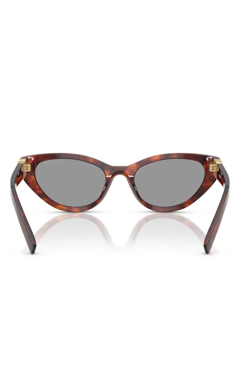 Miu Miu 54mm Butterfly Sunglasses, Alternate, color, Brown/ Grey