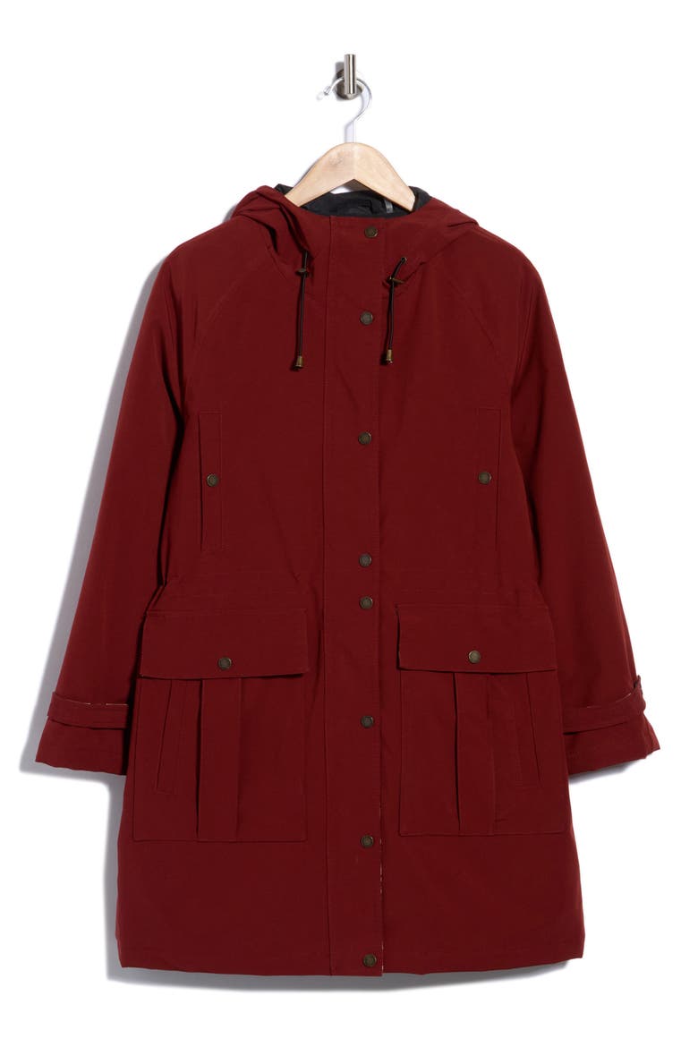 Bridgeport Trench Rain Coat, Alternate, color, FIRED BRICK