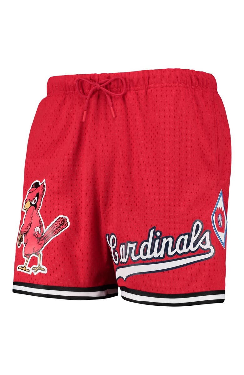 PRO STANDARD Men's Pro Standard Red St. Louis Cardinals Mesh Shorts, Alternate, color, Red