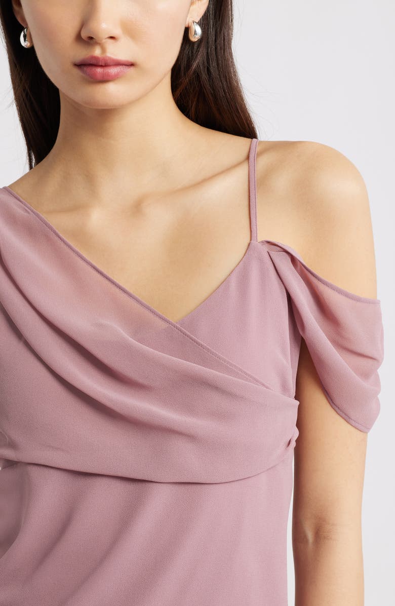 Open Edit Drape Scarf Top, Alternate, color, Purple Wistful
