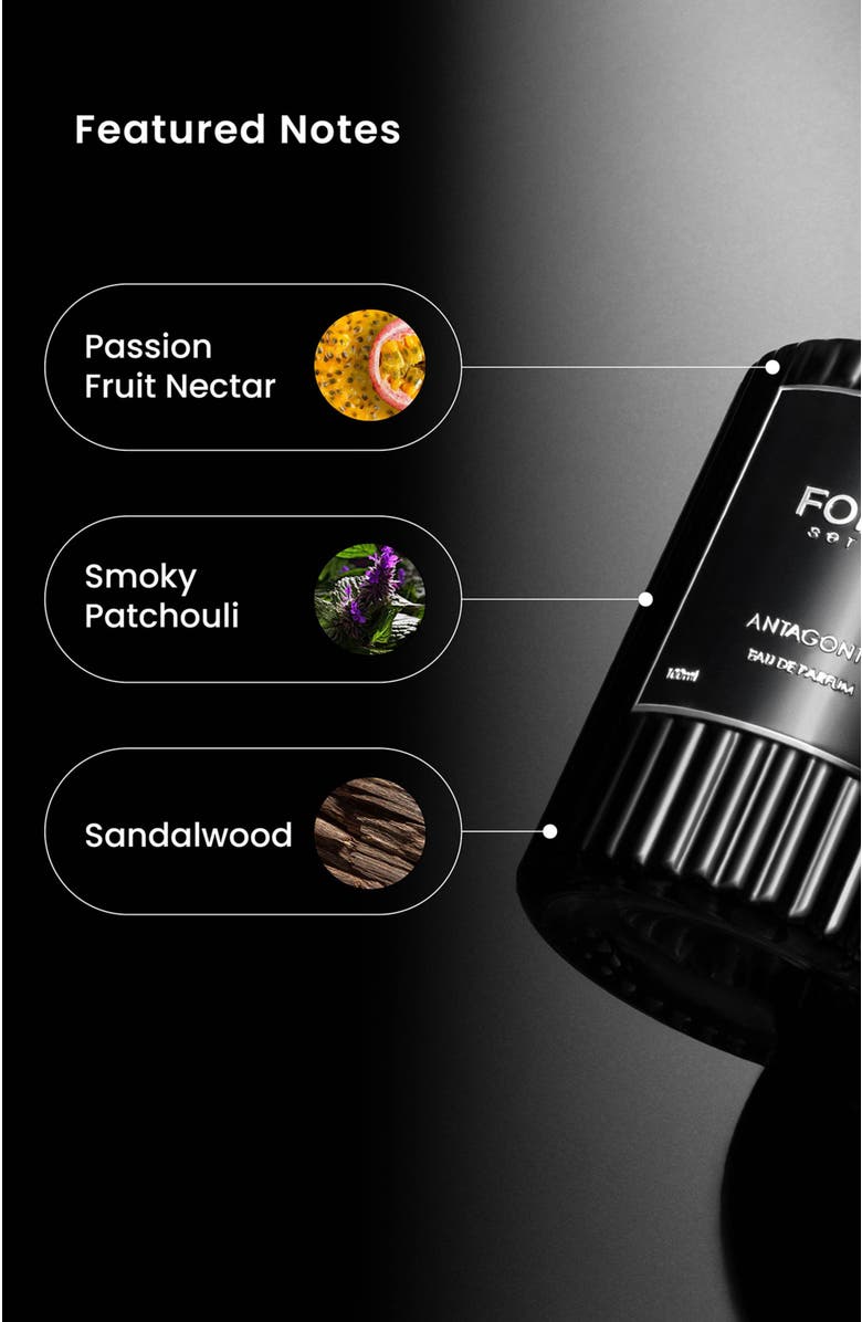 Forte Series Antagonist Eau de Parfum (3.4 oz), Woody & Leathery, Alternate, color, Black