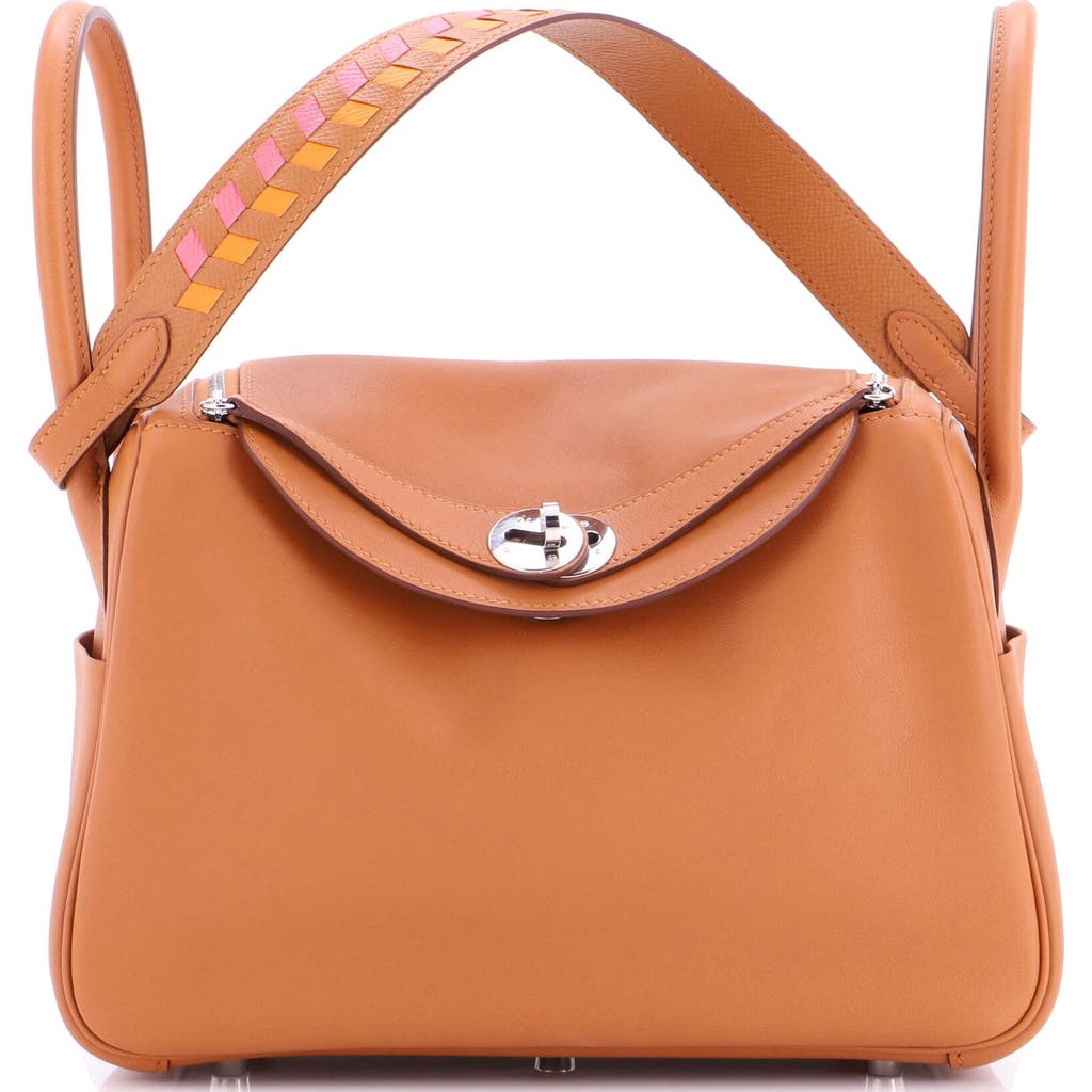 Pre-owned Hermes Hermes Lindy Bag Swift With Tressage Epsom 26 In Gold