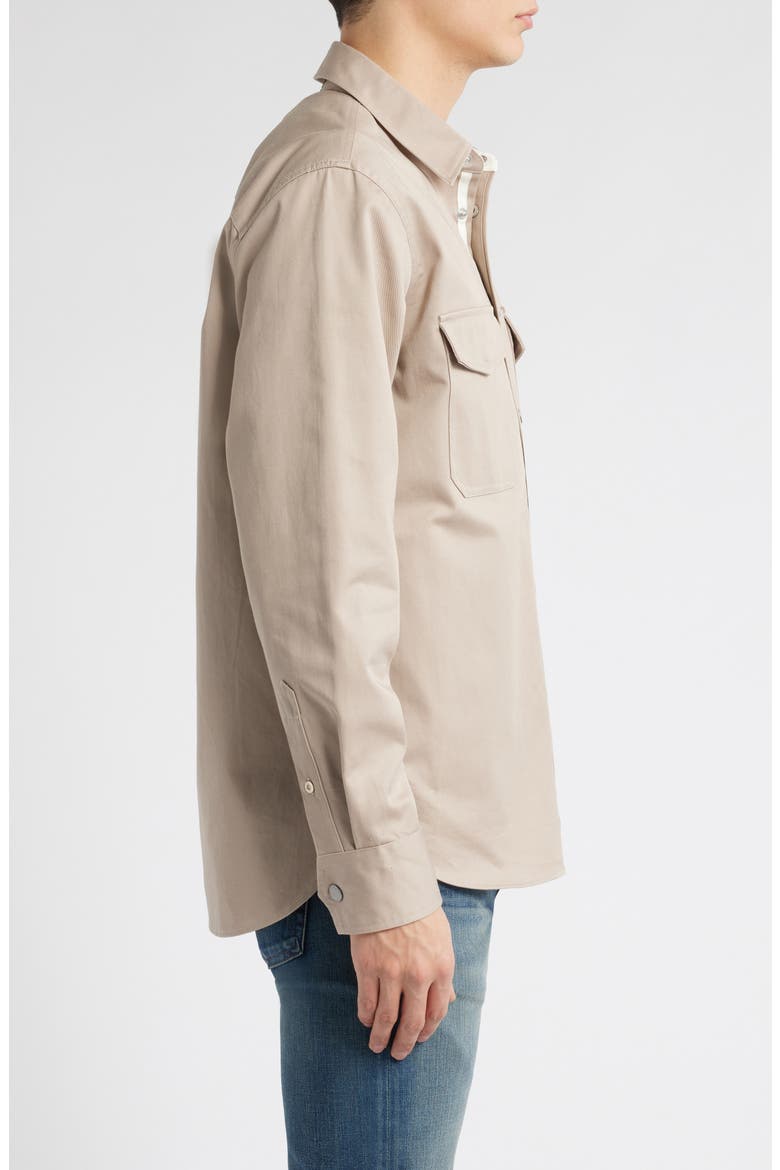 CPO Cotton Shirt Jacket, Alternate, color, TAUPE