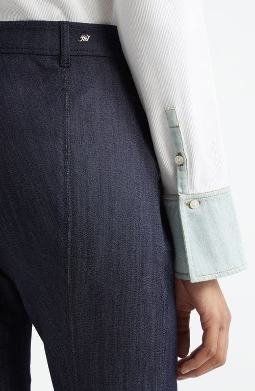 CINQ À SEPT CINQ À SEPT CELESTE CROP FLARE JEANS 