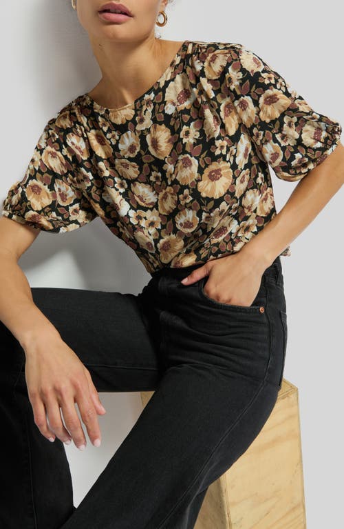 NATION LTD NATION LTD LUISA FLORAL DRAPE TOP