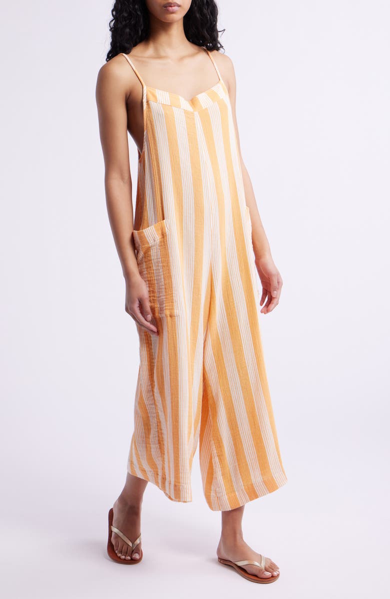 Rip Curl Surf Stripe Sleeveless Jumpsuit, Main, color, 