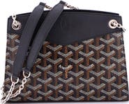 Pre-Owned Goyard Structured Rouette Chain Shoulder Bag Coated Canvas Mini